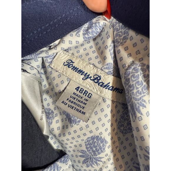 Tommy Bahama Blue Flat Front Golf Shorts Size 48RG - Picture 6 of 6